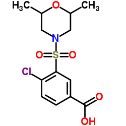 4-CHLORO-3-[(2,6-DIMETHYLMORPHOLIN-4-YL)SULFONYL]BENZOIC ACID picture