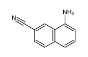 1-Aminonaphthalene-7-carbonitrile structure