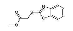 methyl 2-(1,3-benzoxazol-2-ylsulfanyl)acetate Structure