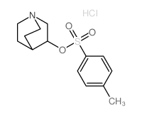 1-Azabicyclo[2.2.2]octan-3-ol,3-(4-methylbenzenesulfonate), hydrochloride (1:1) Structure