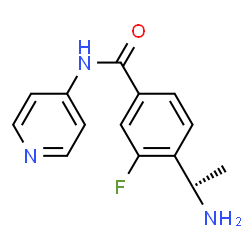 Benzamide, 4-(1-aminoethyl)-3-fluoro-N-4-pyridinyl-, (R)- (9CI)结构式