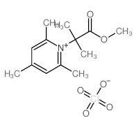 methyl 2-methyl-2-(2,4,6-trimethylpyridin-1-ium-1-yl)propanoate,perchlorate结构式