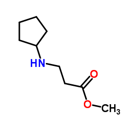 Methyl 3-(cyclopentylamino)propanoate structure