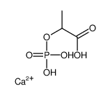calcium,2-phosphonooxypropanoic acid Structure