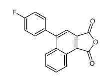 4-(4-fluoro-phenyl)-naphthalene-1,2-dicarboxylic acid-anhydride结构式