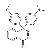 4-(4-(dimethylamino)phenyl)-4-(4-methoxyphenyl)phthalazin-1(4H)-one Structure