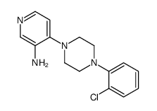 4-[4-(2-chlorophenyl)piperazin-1-yl]pyridin-3-amine Structure