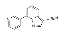 7-(PYRIDIN-3-YL)PYRAZOLO[1,5-A]PYRIMIDINE-3-CARBONITRILE Structure