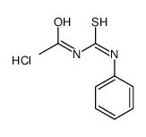 N-(phenylcarbamothioyl)acetamide,hydrochloride结构式