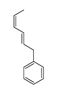 hexa-2,4-dienylbenzene Structure