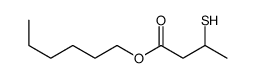 hexyl 3-mercaptobutanoate structure