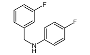 4-Fluoro-N-(3-fluorobenzyl)aniline Structure