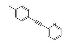 2-[2-(4-methylphenyl)ethynyl]pyridine结构式