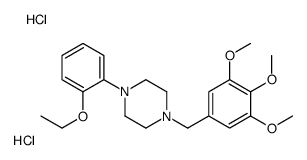 1-(2-ethoxyphenyl)-4-[(3,4,5-trimethoxyphenyl)methyl]piperazine,dihydrochloride Structure