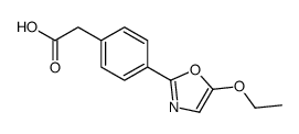 Benzeneacetic acid, 4-(5-ethoxy-2-oxazolyl)- picture