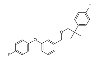 1-fluoro-4-[3-[[2-(4-fluorophenyl)-2-methylpropoxy]methyl]phenoxy]benzene Structure