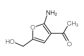 Ethanone, 1-[2-amino-5-(hydroxymethyl)-3-furanyl]- (9CI)结构式