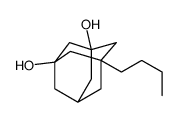 Tricyclo[3.3.1.13,7]decane-1,3-diol, 5-butyl- (9CI)结构式