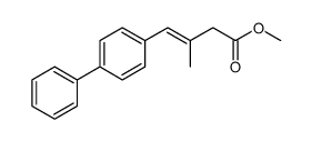 methyl 4-p-biphenylyl-3-methyl-3-butenoate Structure