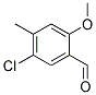 5-CHLORO-2-METHOXY-4-METHYLBENZALDEHYDE结构式