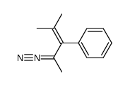 4-methyl-3-phenyl-2-diazo-3-pentene Structure