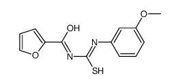 N-[(3-methoxyphenyl)carbamothioyl]furan-2-carboxamide结构式