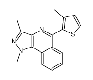 1,3-dimethyl-5-(3-methylthiophen-2-yl)pyrazolo[4,3-c]isoquinoline Structure