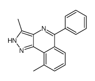 3,9-dimethyl-5-phenyl-2H-pyrazolo[4,3-c]isoquinoline Structure