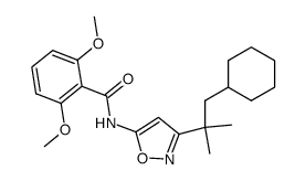 N-[3-(2-cyclohexyl-1,1-dimethylethyl)-5-isoxazolyl]-2,6-dimethoxybenzamide Structure