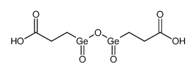 3-[(2-carboxyethyl-oxo-germyl)oxy-oxo-germyl]propanoic acid structure