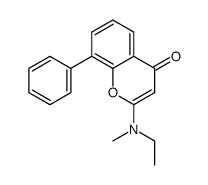 2-(Etilmetilammino)-8-fenilcromone [Italian] Structure