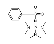 N-[tris(dimethylamino)-λ5-phosphanylidene]benzenesulfonamide结构式