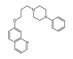 7-[3-(4-phenylpiperazin-1-yl)propoxy]quinoline结构式