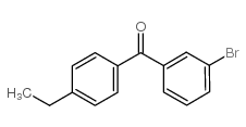 3-BROMO-4'-ETHYLBENZOPHENONE structure