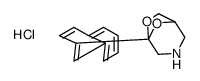 1-naphthalen-2-yl-7,8-dioxa-3-azabicyclo[3.2.1]octane hydrochloride结构式