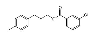 3-(p-tolyl)propyl 3-chlorobenzoate Structure