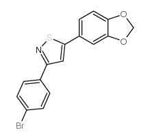 5-(BENZO[D][1,3]DIOXOL-5-YL)-3-(4-BROMOPHENYL)ISOTHIAZOLE picture