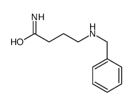 4-[(benzyl)amino]butyramide Structure