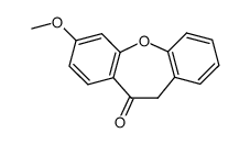 7-methoxydibenz(b,f)oxepin-10(11H)-one结构式