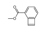 Bicyclo[4.2.0]octa-1,3,5,7-tetraene-2-carboxylic acid, methyl ester (9CI) Structure