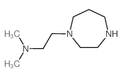 2-(1,4-diazepan-1-yl)-N,N-dimethylethanamine结构式