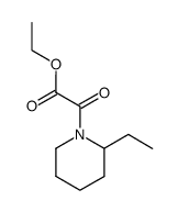 (+/-)-ethyl 2-(2-ethylpiperidin-1-yl)-2-oxoacetate结构式