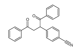 4-(1,4-dioxo-1,4-diphenylbutan-2-yl)benzonitrile结构式