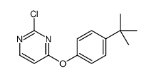 4-(4-tert-butylphenoxy)-2-chloropyrimidine结构式