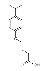 4-(4-propan-2-ylphenoxy)butanoic acid Structure