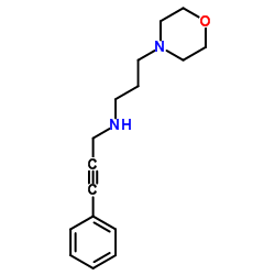 N-(3-MORPHOLIN-4-YLPROPYL)-3-PHENYLPROP-2-YN-1-AMINE Structure