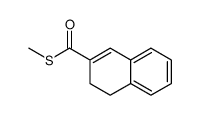 S-methyl 3,4-dihydronaphthalene-2-carbothioate结构式