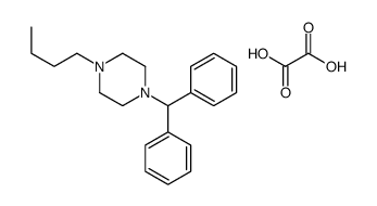 1-benzhydryl-4-butylpiperazine,oxalic acid Structure