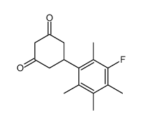 5-(3-fluoro-2,4,5,6-tetramethylphenyl)cyclohexane-1,3-dione Structure