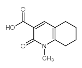 1-methyl-2-oxo-1,2,5,6,7,8-hexahydro-3-quinolinecarboxylic acid(SALTDATA: FREE) Structure